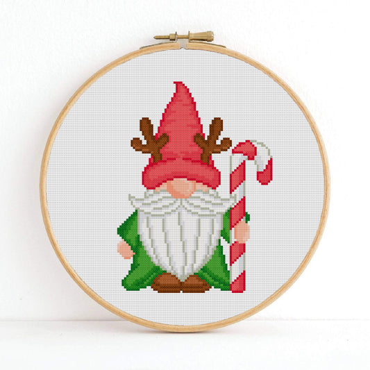 Christmas Gnomes Cross Stitch Pattern Christmas Cross Stitch PDF Pattern Instant Download