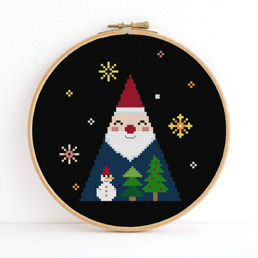 Christmas Cross Stitch Pattern Santa Claus Cross Stitch Christmas Tree Cross Stitch Christmas Art Pattern PDF Pattern Instant Download