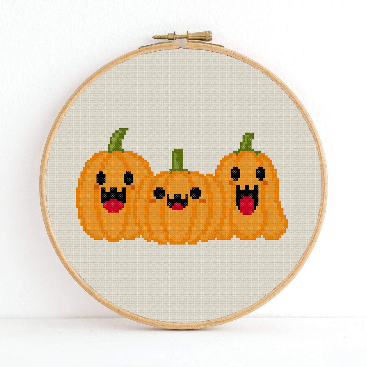 Pumpkin Cross Stitch Pattern Halloween Cross Stitch pattern Trick Or Treat Cross Stitch PDF Pattern Instant Download