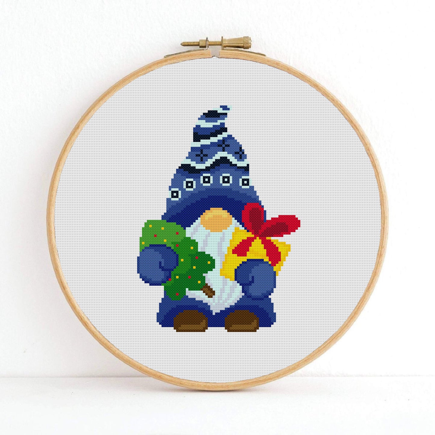 Christmas Gnomes Cross Stitch Pattern Christmas Cross Stitch PDF Pattern Instant Download